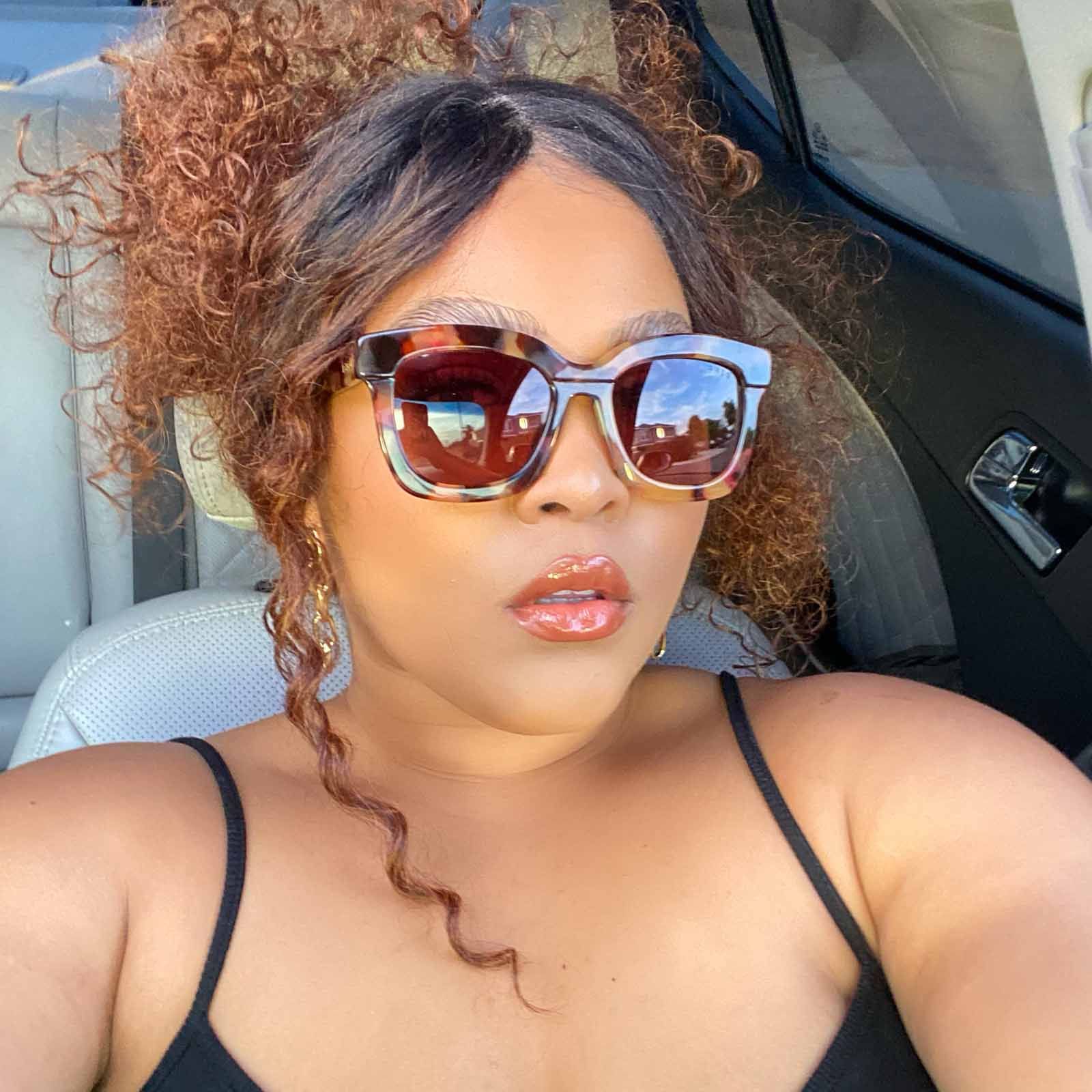 CARSON - LOTUS TORTOISE + BROWN GRADIENT SUNGLASSES sold by Diff Eyewear product image thumbnail 8