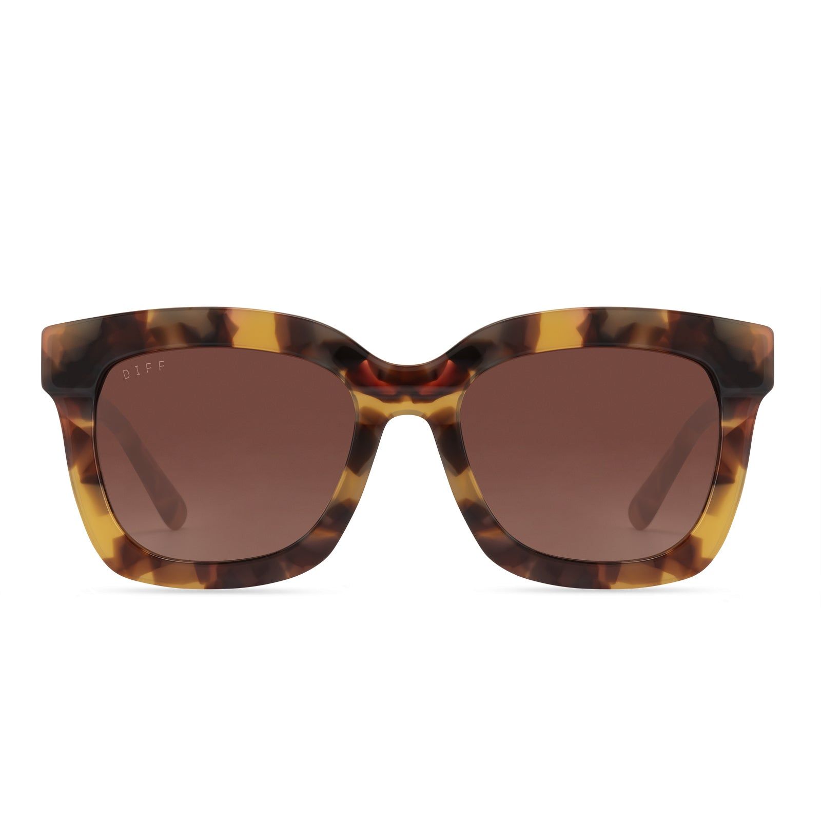 CARSON - LOTUS TORTOISE + BROWN GRADIENT SUNGLASSES sold by Diff Eyewear