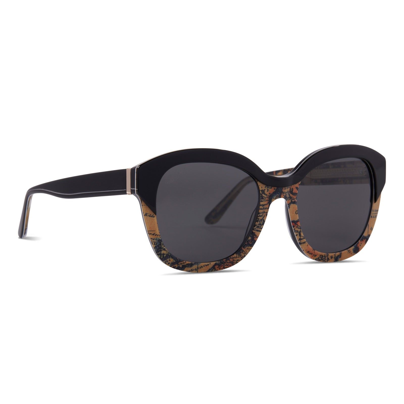 PATRICIA NASH - HUTTON + BLACK MAP + GREY SUNGLASSES sold by Diff Eyewear product image thumbnail 2