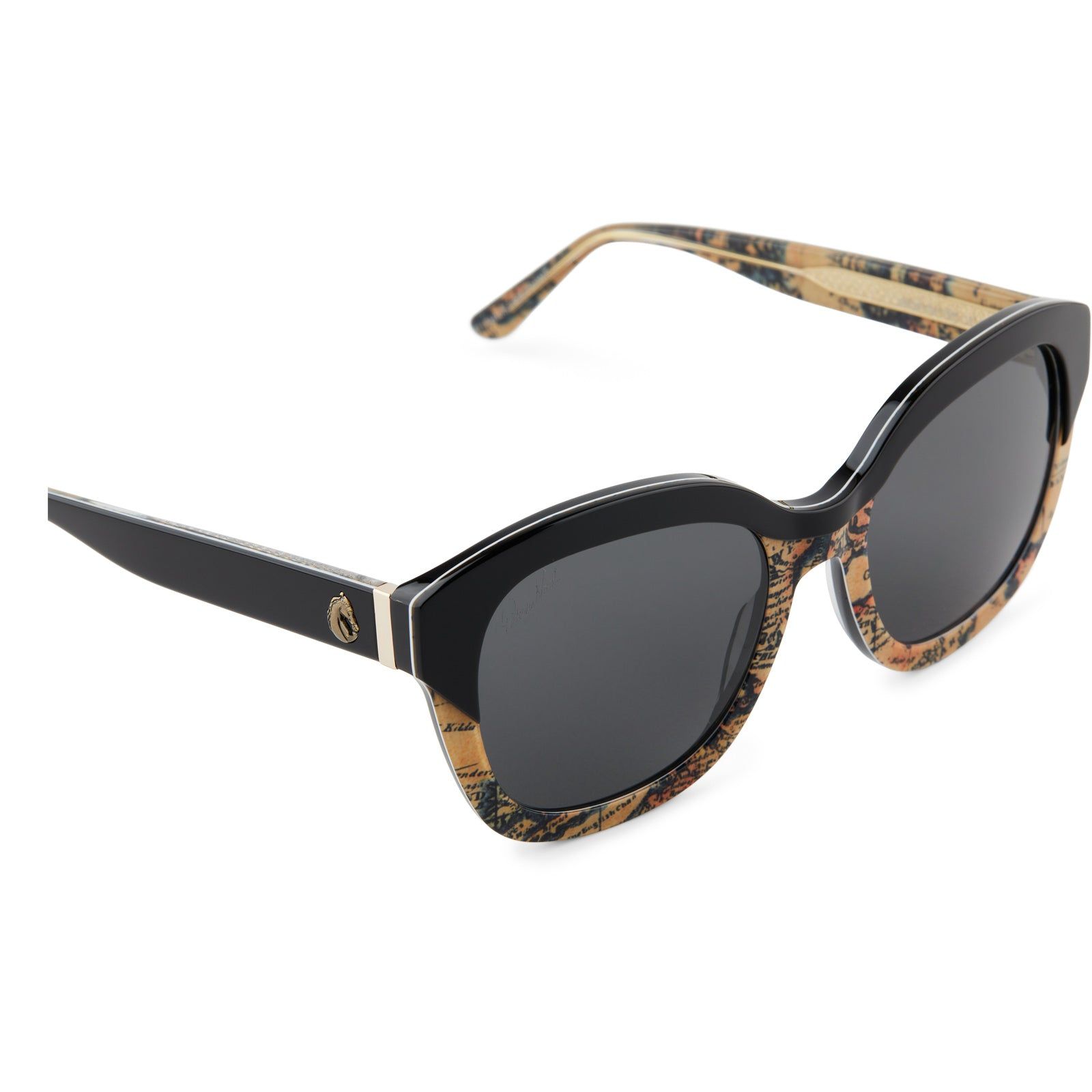 PATRICIA NASH - HUTTON + BLACK MAP + GREY SUNGLASSES sold by Diff Eyewear product image thumbnail 4