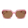SLOANE - CANDY PINK CRYSTAL + BROWN SUNGLASSES sold by Diff Eyewear