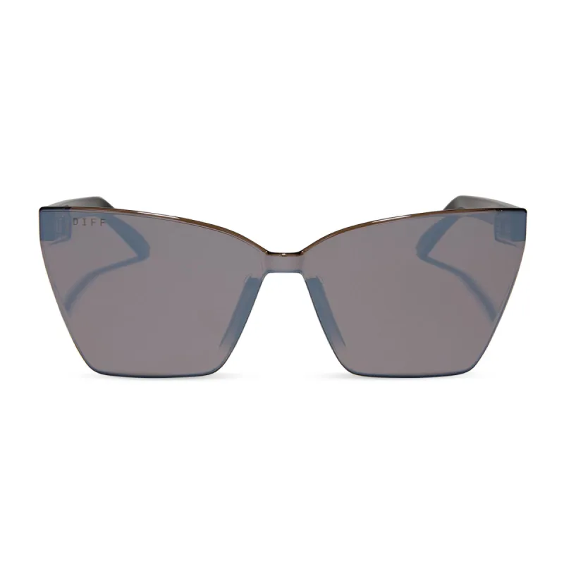 GOLDIE XS - SEQUOIA TORTOISE + BROWN GOLD FLASH SUNGLASSES made by Diff Eyewear