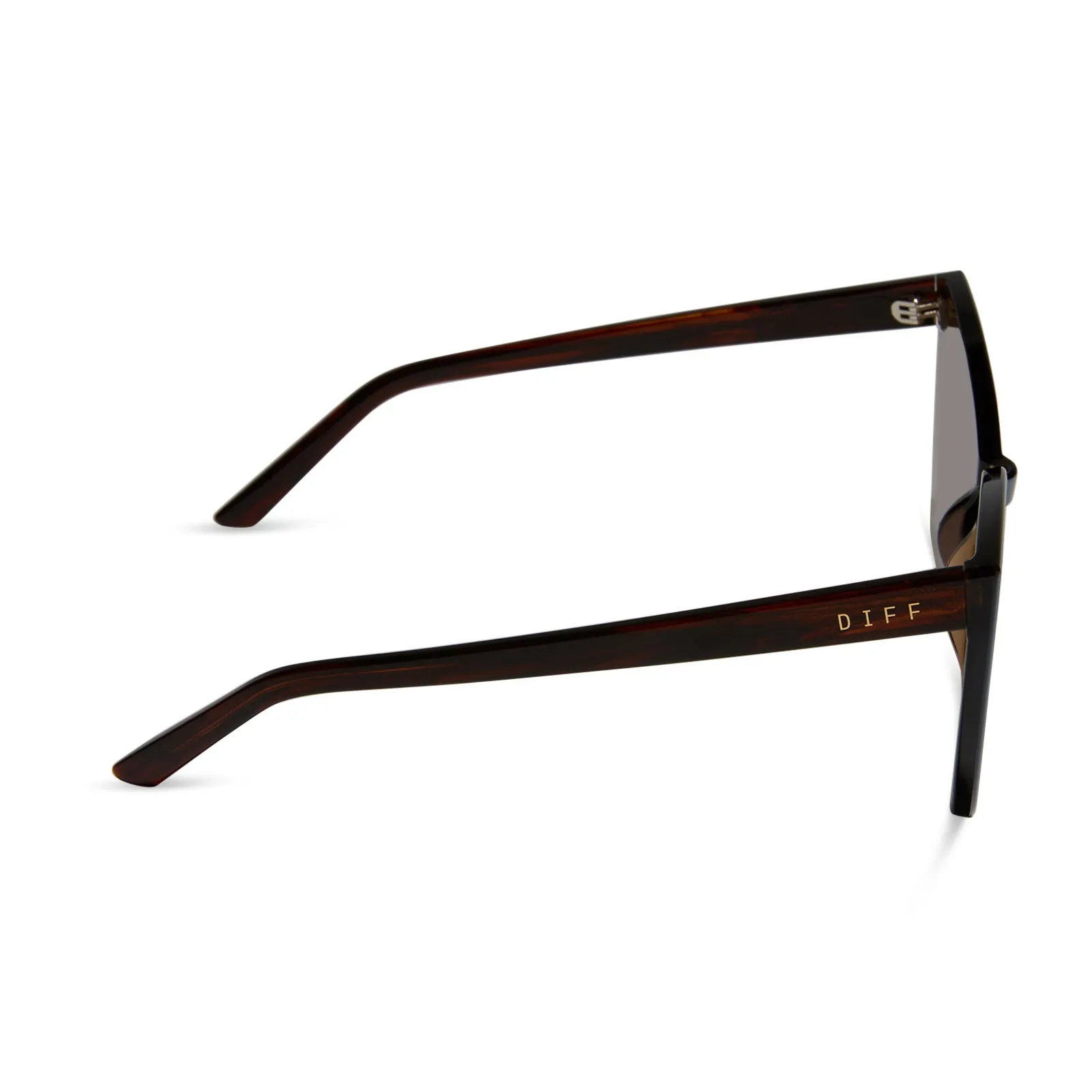 GOLDIE XS - SEQUOIA TORTOISE + BROWN GOLD FLASH SUNGLASSES sold by Diff Eyewear product image thumbnail 3