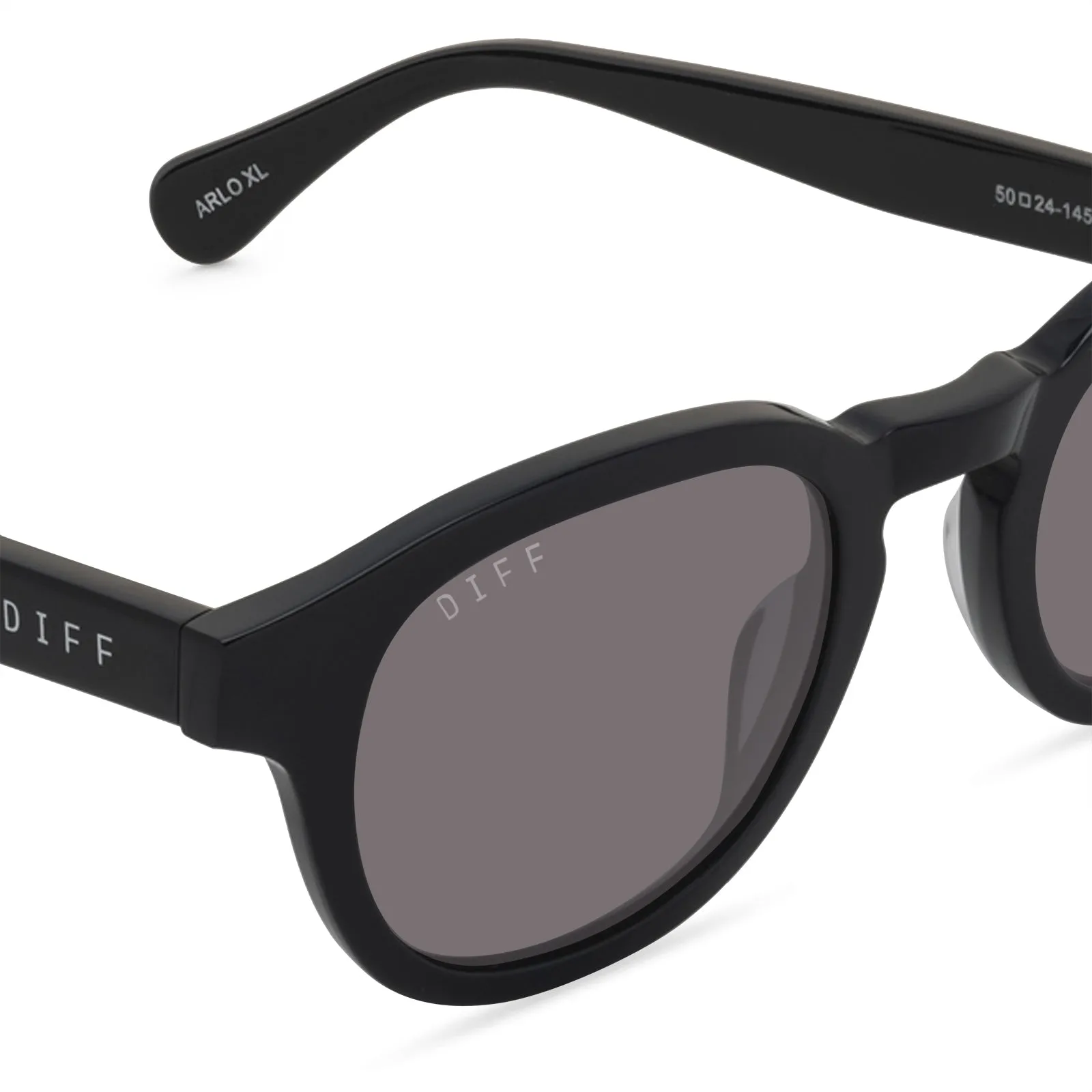ARLO XL - BLACK + GREY POLARIZED SUNGLASSES sold by Diff Eyewear product image thumbnail 4