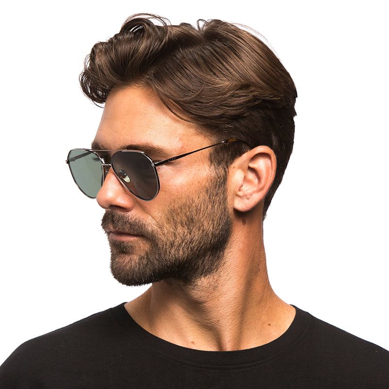 DASH - LIGHT GUNMETAL + GREEN + POLARIZED SUNGLASSES sold by Diff Eyewear product image thumbnail 6