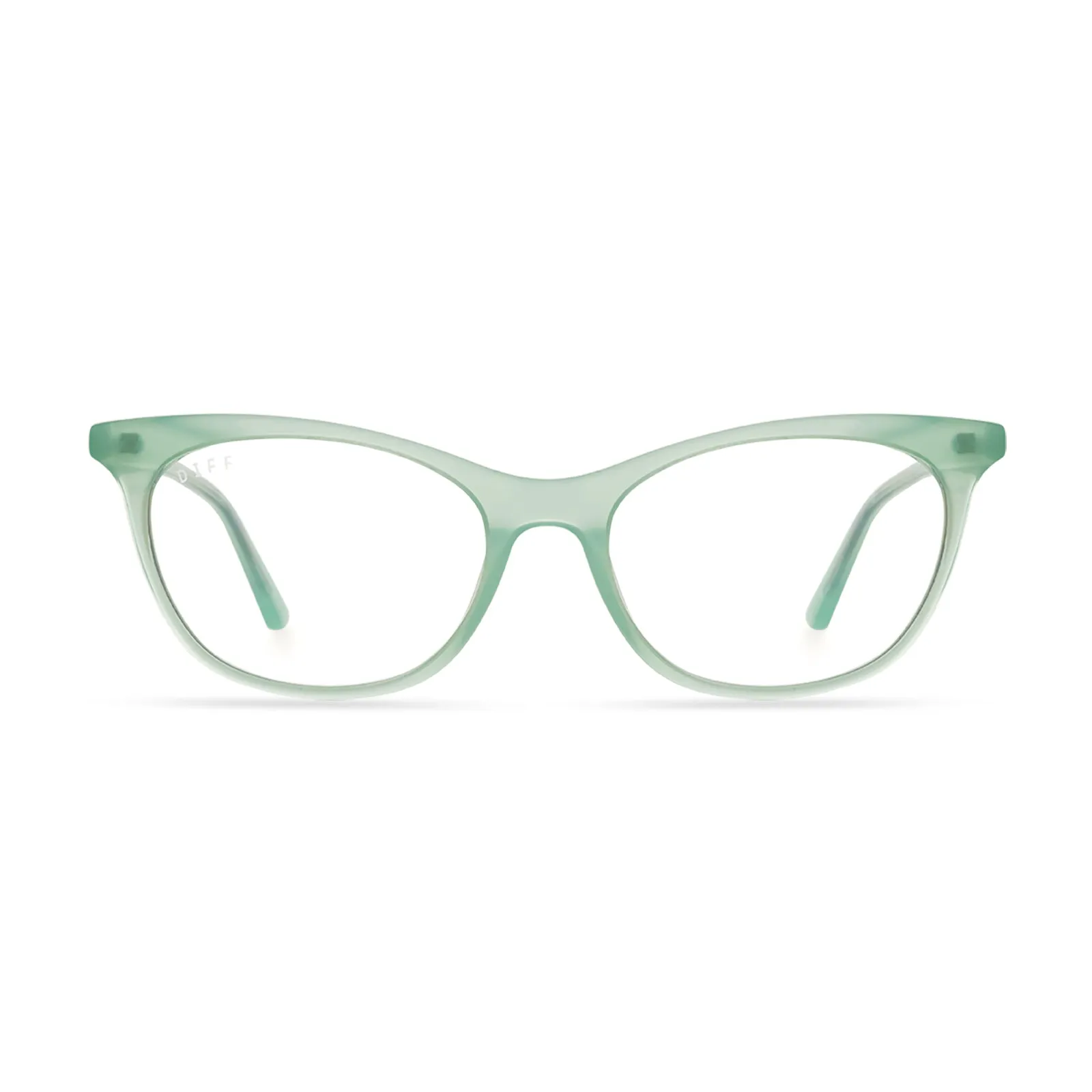 JADE - SEAFOAM + BLUE LIGHT TECHNOLOGY GLASSES sold by Diff Eyewear