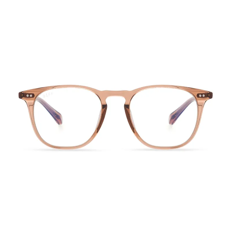 MAXWELL - DUNES CRYSTAL + CLEAR GLASSES sold by Diff Eyewear
