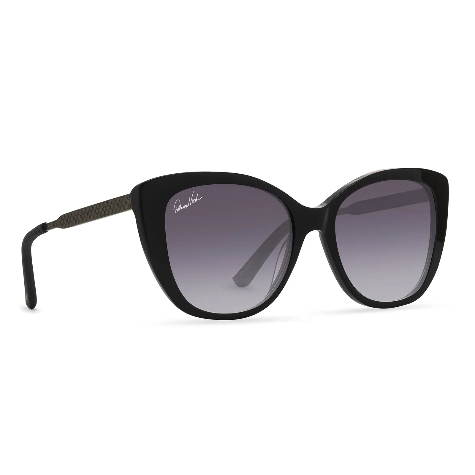 PATRICIA NASH - BRIGITTE + BLACK + GREY GRADIENT SUNGLASSES sold by Diff Eyewear product image thumbnail 2