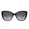 PATRICIA NASH - BRIGITTE + BLACK + GREY GRADIENT SUNGLASSES sold by Diff Eyewear