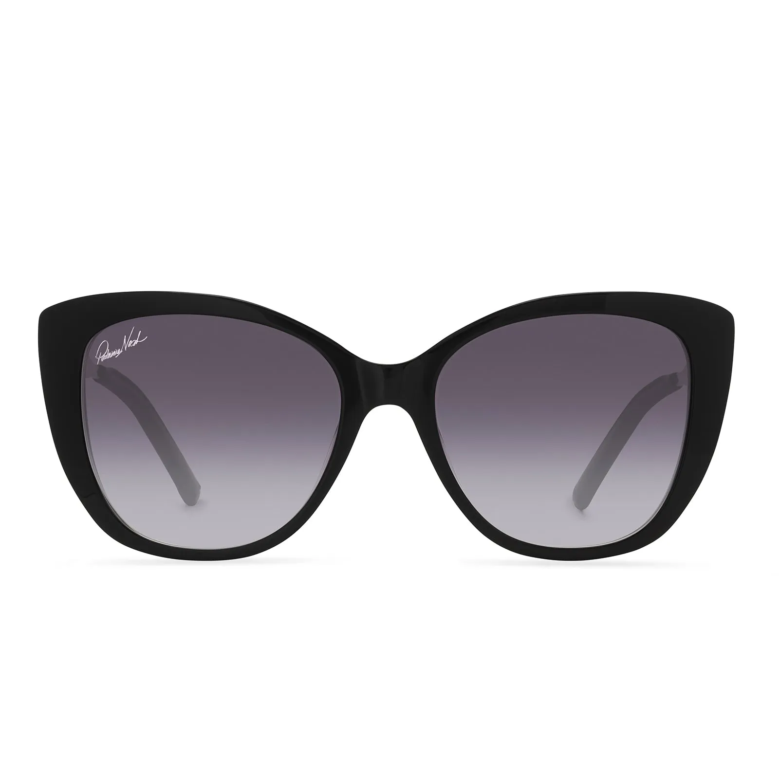 PATRICIA NASH - BRIGITTE + BLACK + GREY GRADIENT SUNGLASSES sold by Diff Eyewear