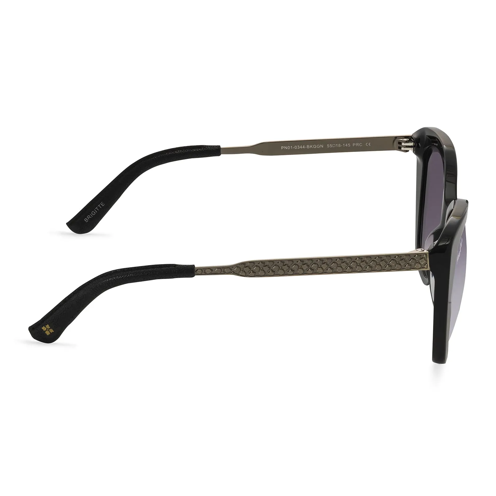 PATRICIA NASH - BRIGITTE + BLACK + GREY GRADIENT SUNGLASSES sold by Diff Eyewear product image thumbnail 3