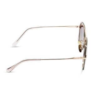 LENOX - ROSE GOLD + ROSE POLARIZED SUNGLASSES sold by Diff Eyewear