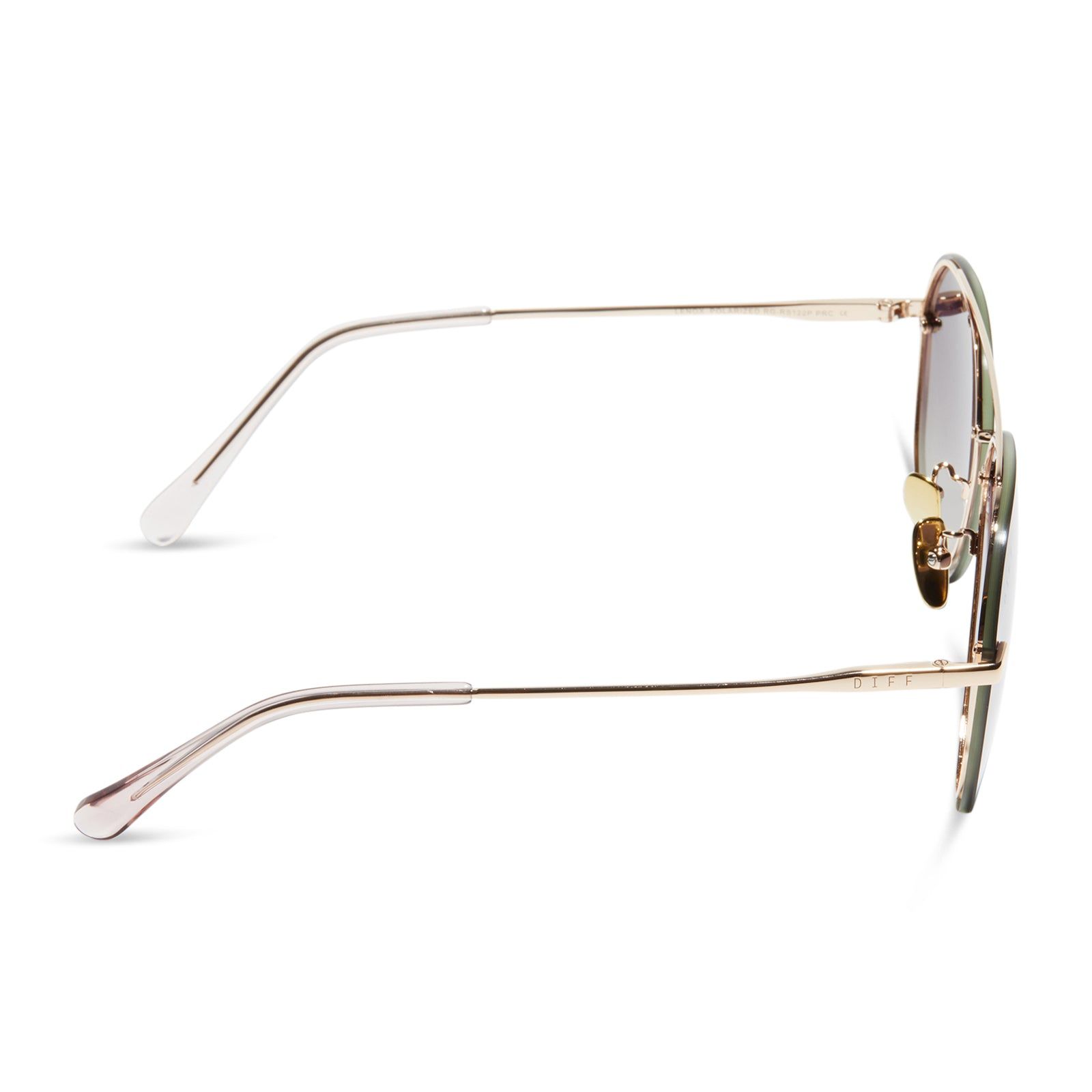 LENOX - ROSE GOLD + ROSE POLARIZED SUNGLASSES sold by Diff Eyewear product image thumbnail 3