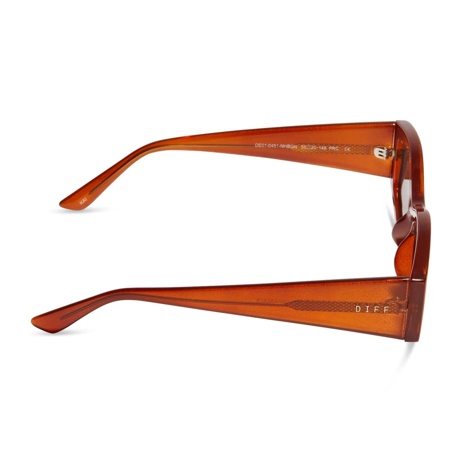 KAI - NUTSHELL + BROWN SUNGLASSES sold by Diff Eyewear product image thumbnail 2