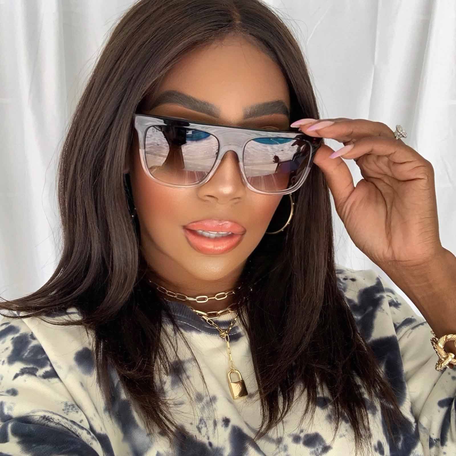 STEVIE - BLACK TORTOISE + GREY GRADIENT SUNGLASSES sold by Diff Eyewear product image thumbnail 9
