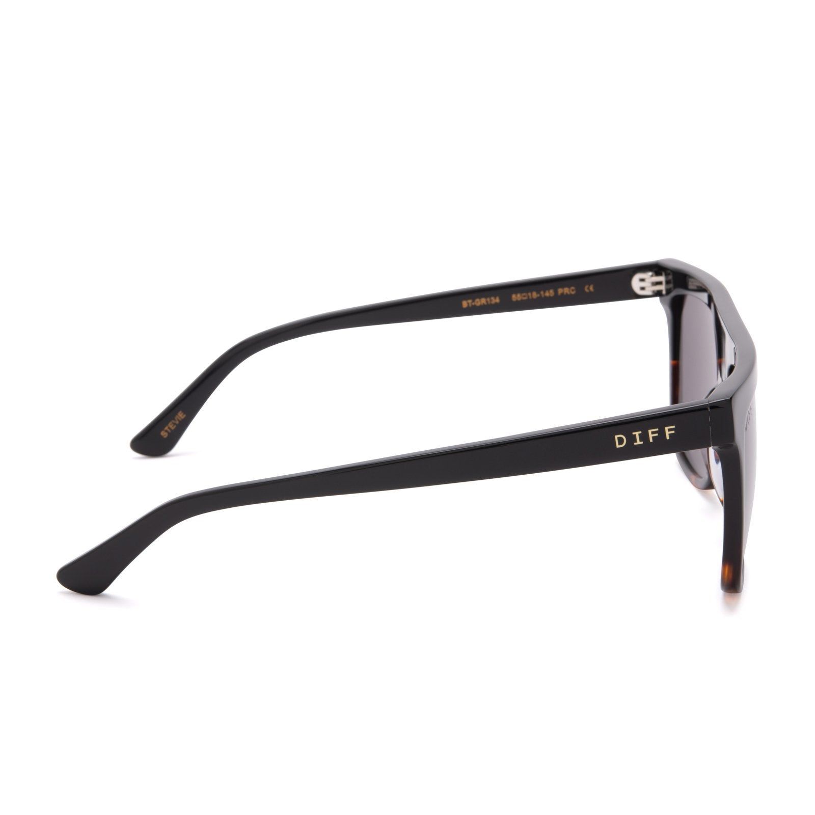 STEVIE - BLACK TORTOISE + GREY GRADIENT SUNGLASSES sold by Diff Eyewear product image thumbnail 3
