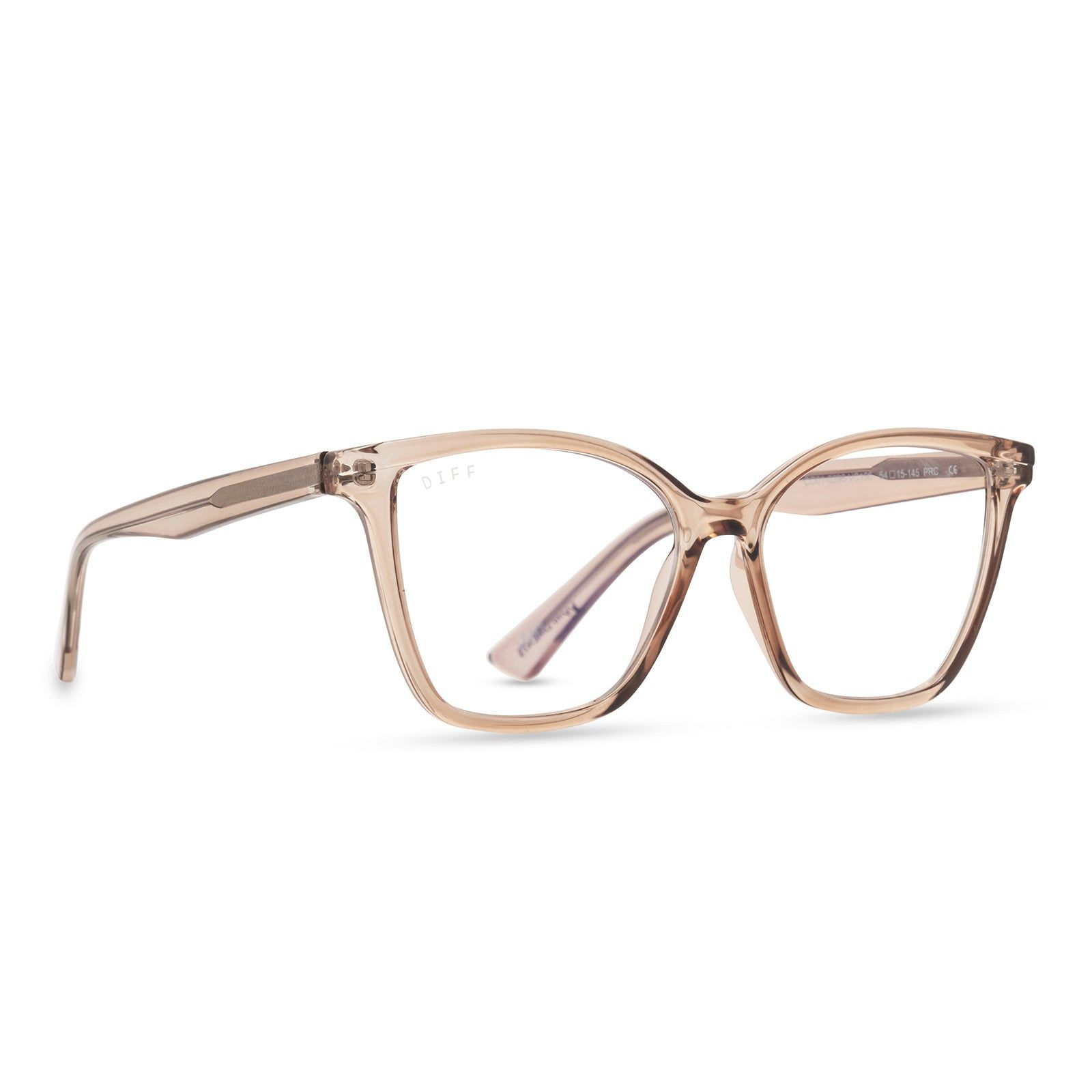 LEAH - VINTAGE CRYSTAL + CLEAR GLASSES sold by Diff Eyewear product image thumbnail 2