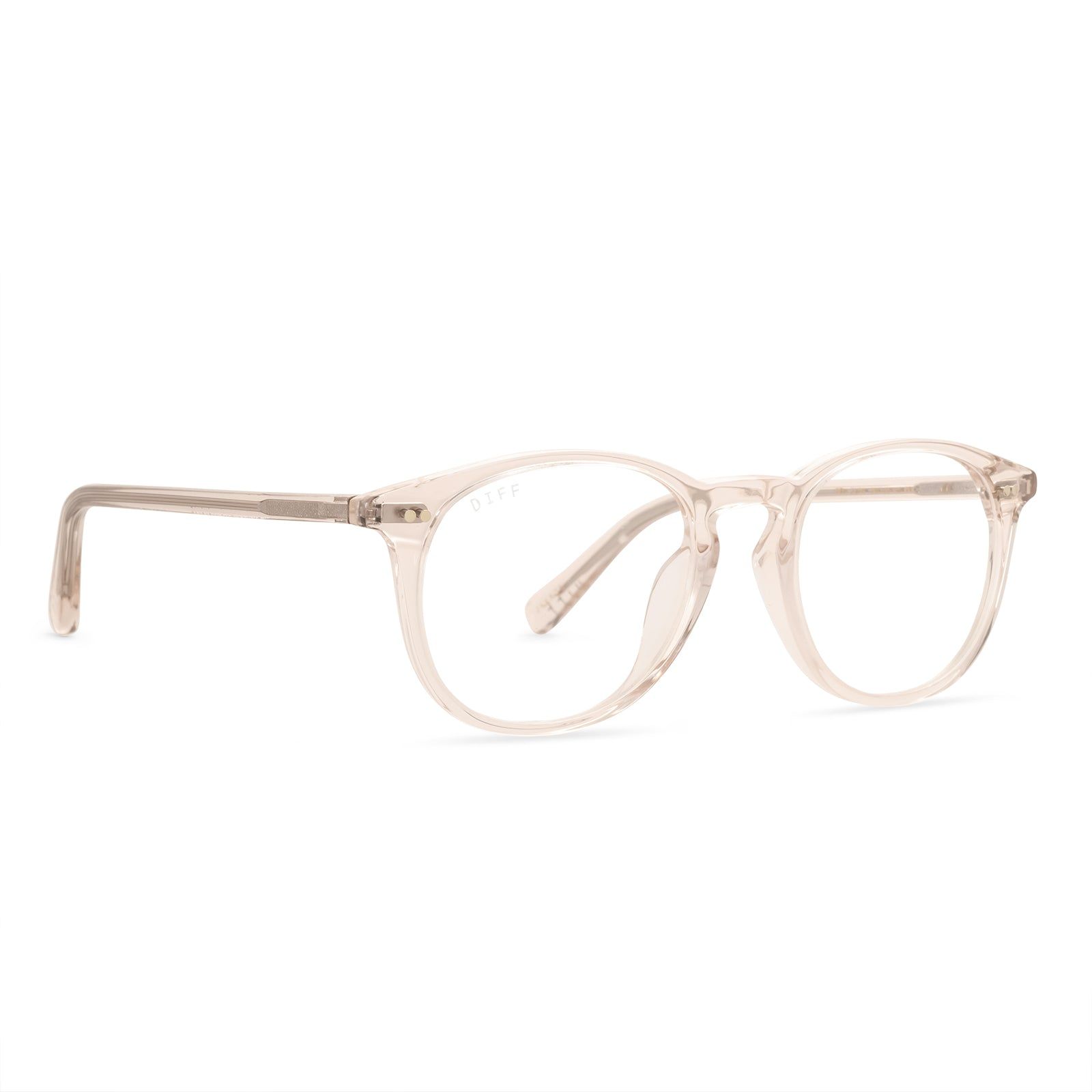 JAXSON - SANDSTONE CRYSTAL + CLEAR GLASSES sold by Diff Eyewear product image thumbnail 2