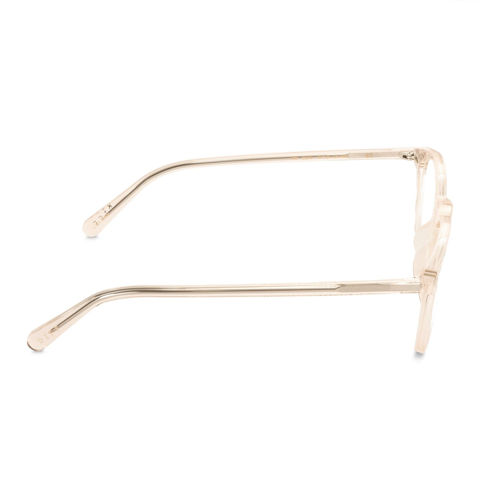 JAXSON - SANDSTONE CRYSTAL + CLEAR GLASSES sold by Diff Eyewear product image thumbnail 4