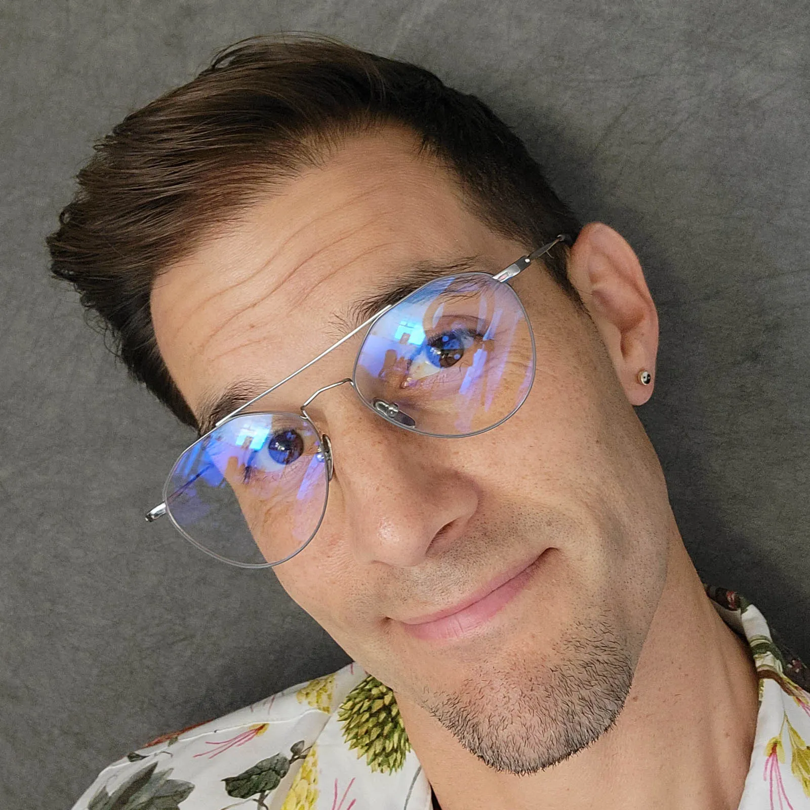 SUNDAY - SILVER + DARK GREY + BLUE LIGHT TECHNOLOGY GLASSES sold by Diff Eyewear product image thumbnail 4