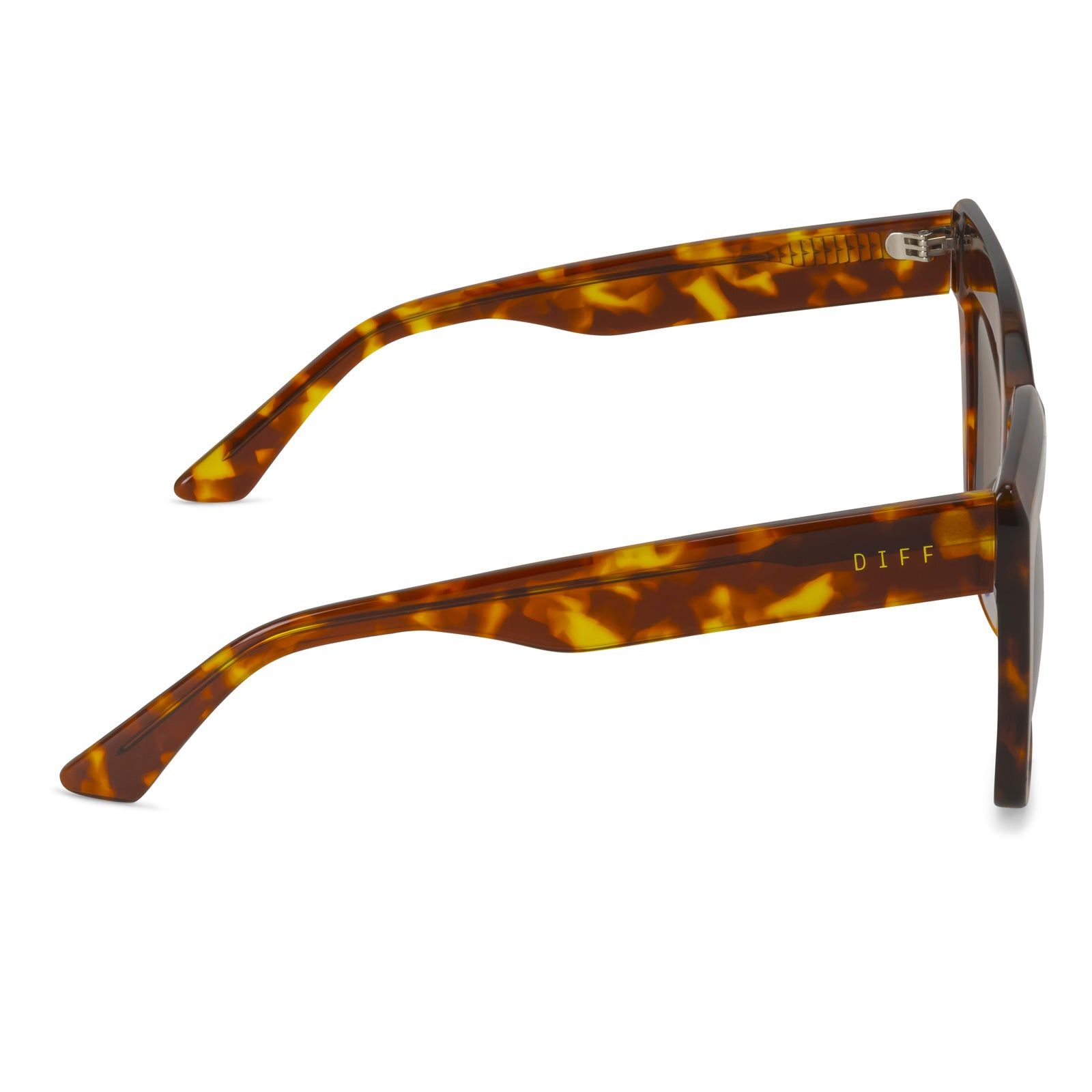 VANIA - AMBER TORTOISE + BROWN + POLARIZED SUNGLASSES sold by Diff Eyewear product image thumbnail 4