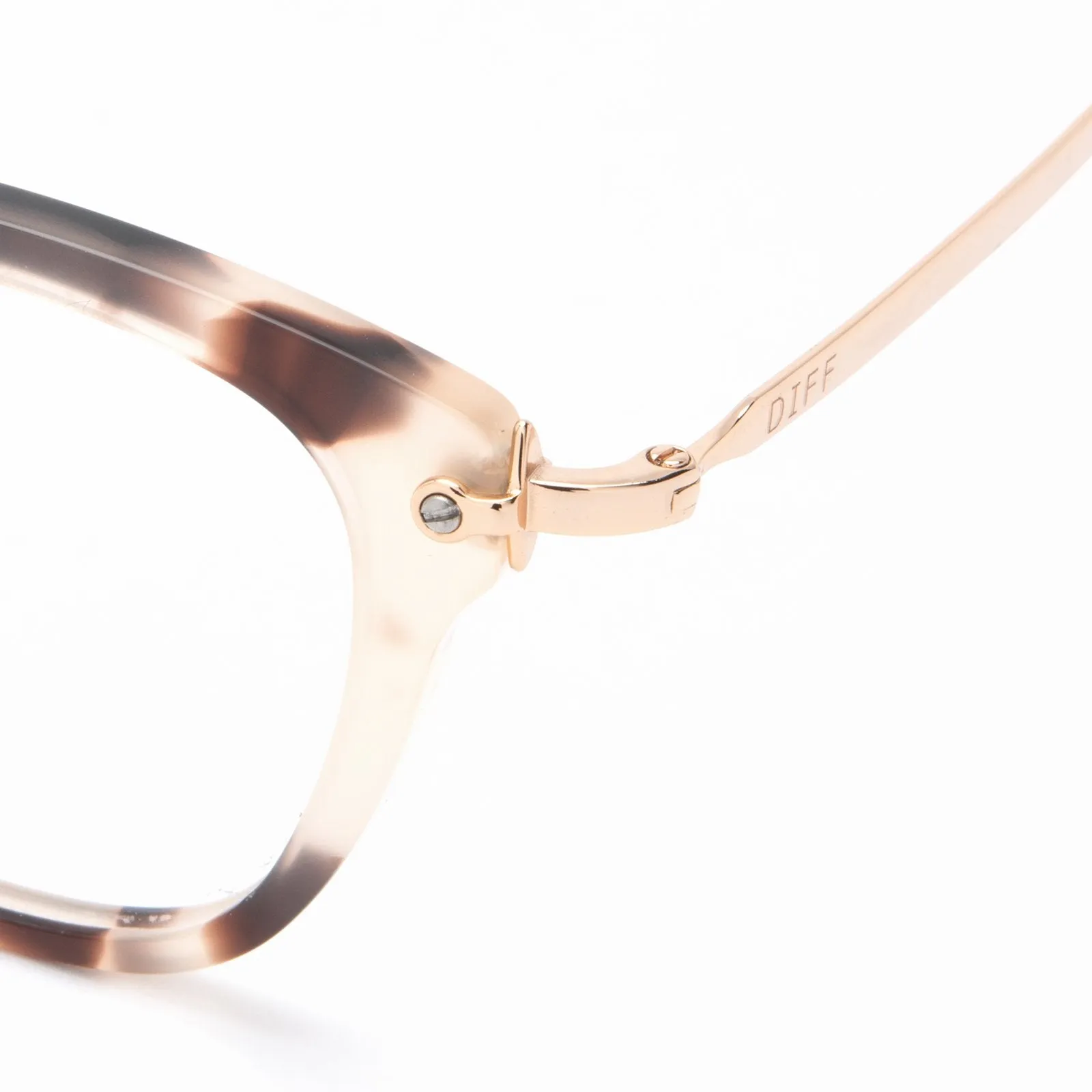 RUE - CREAM TORTOISE + PRESCRIPTION GLASSES sold by Diff Eyewear product image thumbnail 5