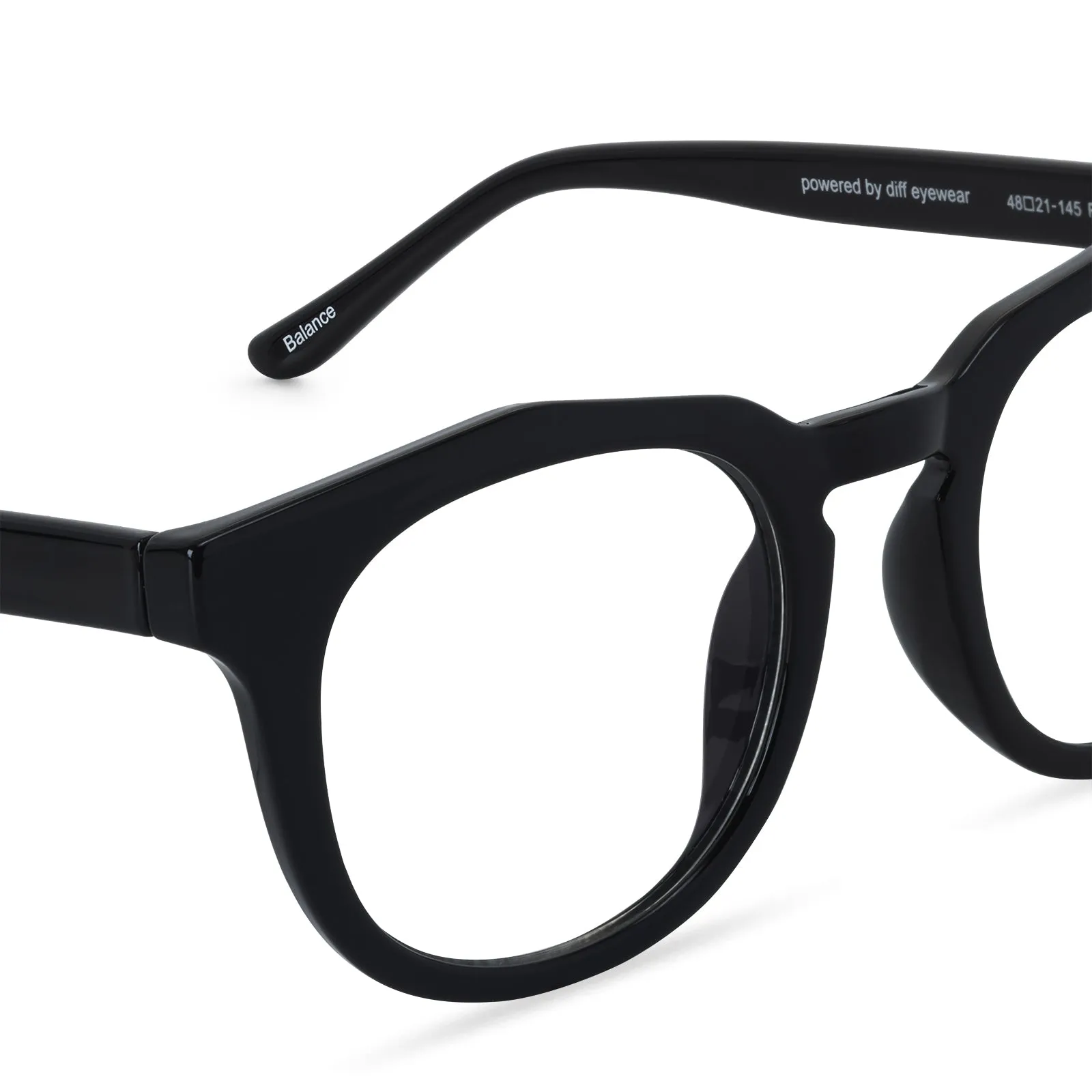 WOMEN'S HEALTH BALANCE - BLACK + BLUE LIGHT TECHNOLOGY sold by Diff Eyewear product image thumbnail 3