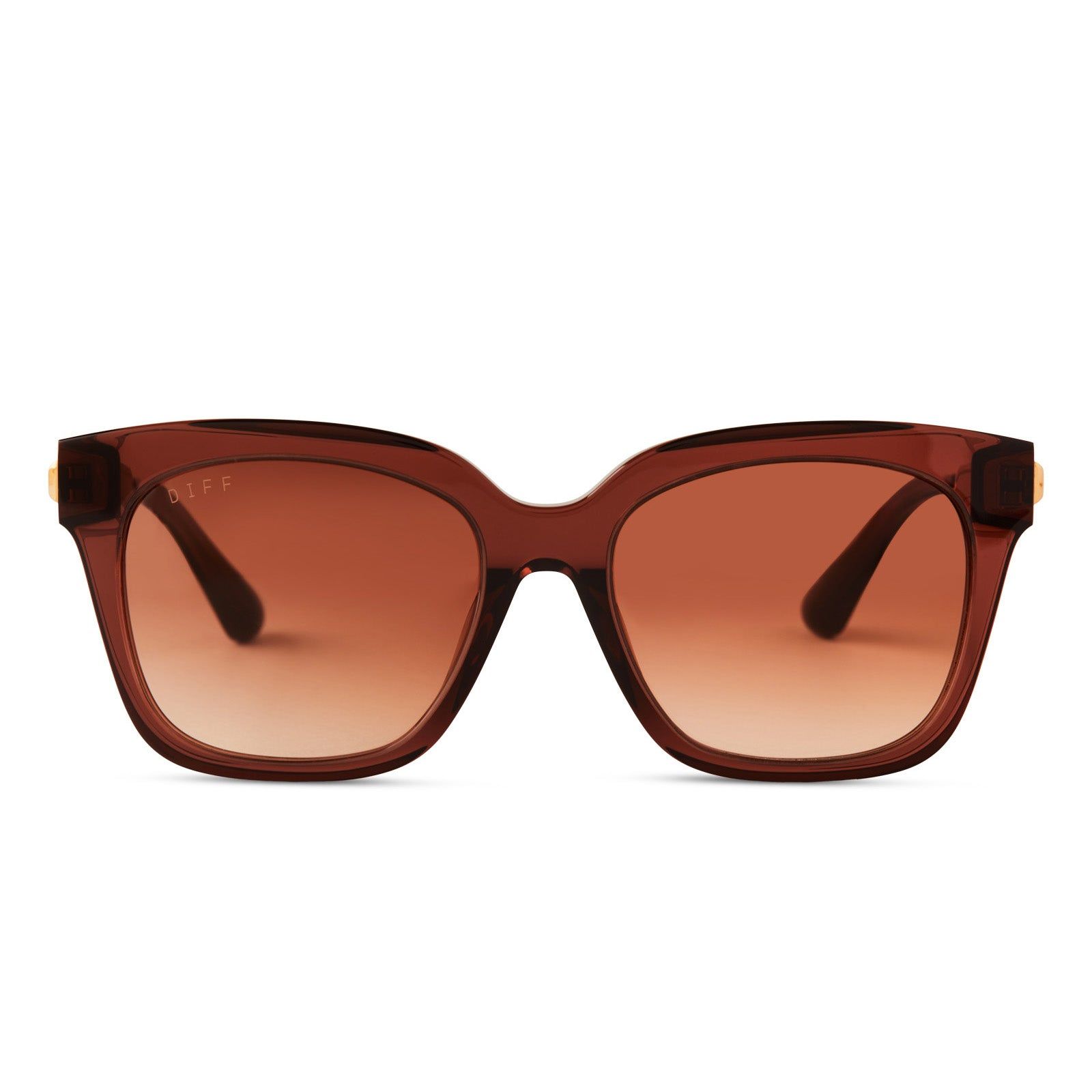 BELLA XS - DEEP AMBER + TERRACOTTA GRADIENT SUNGLASSES sold by Diff Eyewear