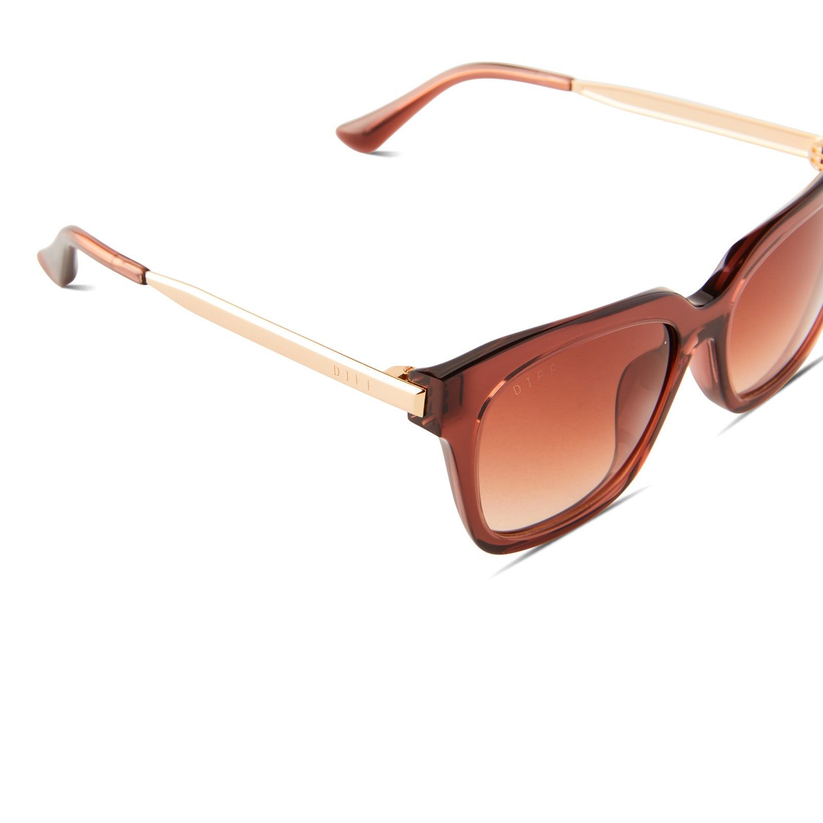 BELLA XS - DEEP AMBER + TERRACOTTA GRADIENT SUNGLASSES sold by Diff Eyewear product image thumbnail 4