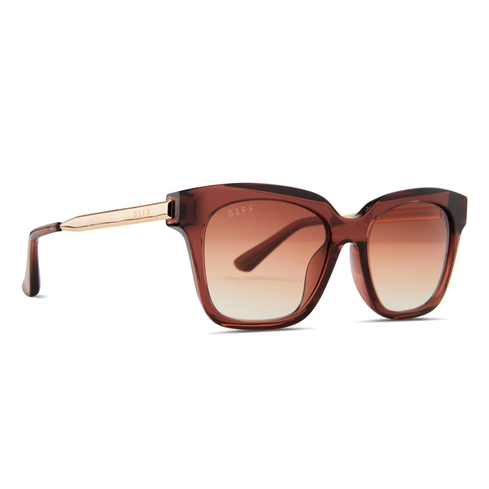 BELLA XS - DEEP AMBER + TERRACOTTA GRADIENT SUNGLASSES sold by Diff Eyewear product image thumbnail 2