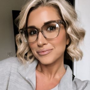 WINSTON - TEMPETE GREY CRYSTAL + CLEAR GLASSES sold by Diff Eyewear