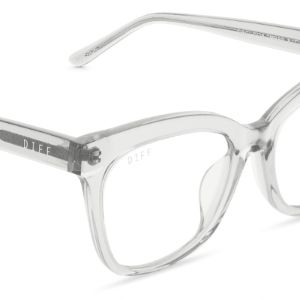 WINSTON - TEMPETE GREY CRYSTAL + CLEAR GLASSES sold by Diff Eyewear