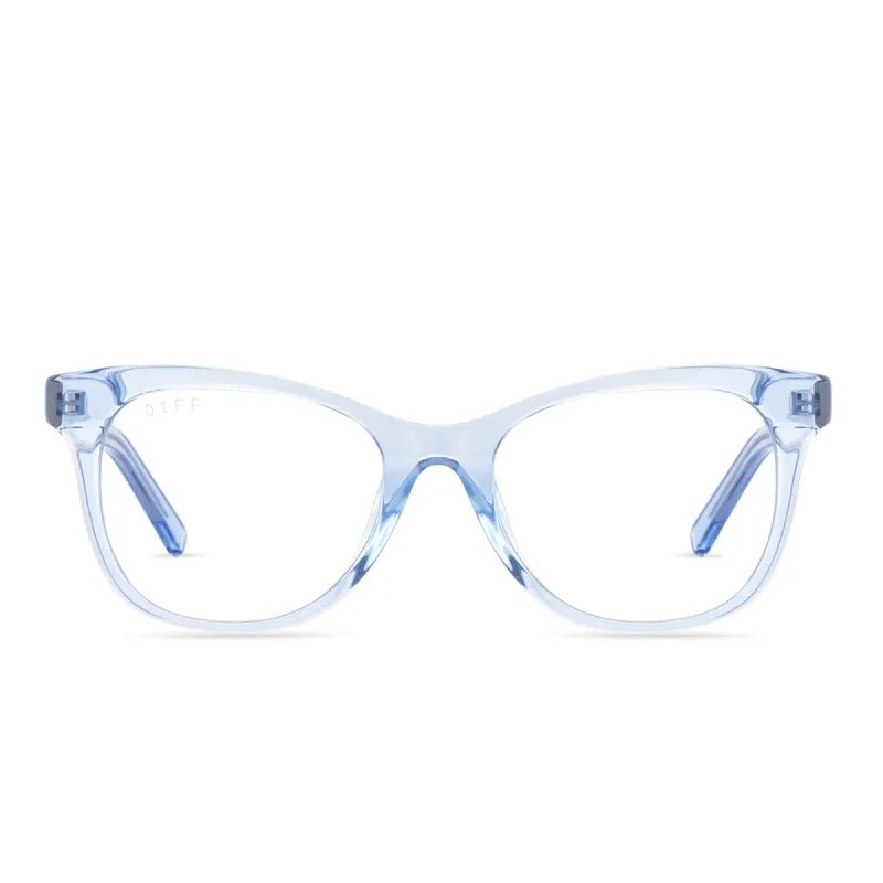 CARINA - COLOMBIA BLUE CRYSTAL + PRESCRIPTION GLASSES sold by Diff Eyewear
