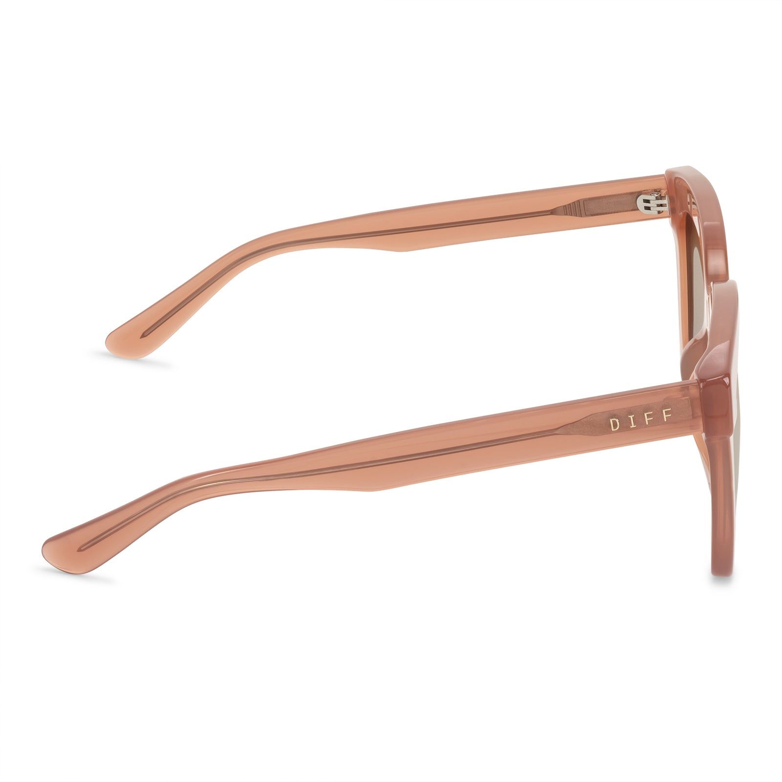 CARSON - OYSTER PINK + CHERRY BLOSSOM MIRROR SUNGLASSES sold by Diff Eyewear product image thumbnail 3