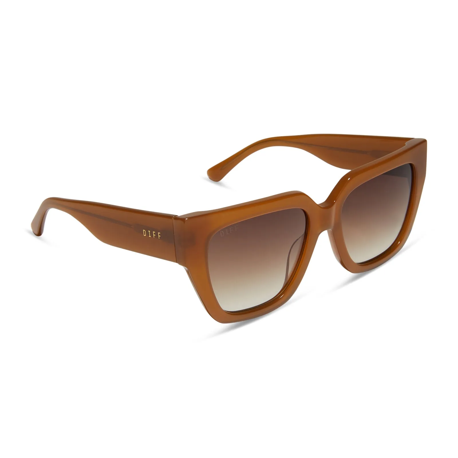 REMI II - SALTED CARAMEL + BROWN GRADIENT SUNGLASSES sold by Diff Eyewear product image thumbnail 2