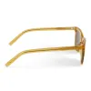 BILLIE - CITRINE CRYSTAL + BROWN + POLARIZED SUNGLASSES sold by Diff Eyewear
