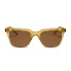 BILLIE - CITRINE CRYSTAL + BROWN + POLARIZED SUNGLASSES sold by Diff Eyewear