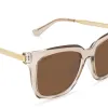HAILEY - VINTAGE CRYSTAL + BROWN SUNGLASSES sold by Diff Eyewear
