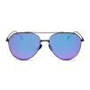 DASH - MATTE BLACK + PURPLE MIRROR + POLARIZED SUNGLASSES sold by Diff Eyewear