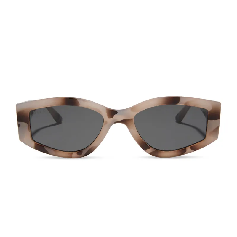 KAI - CREAM TORTOISE + GREY SUNGLASSES sold by Diff Eyewear