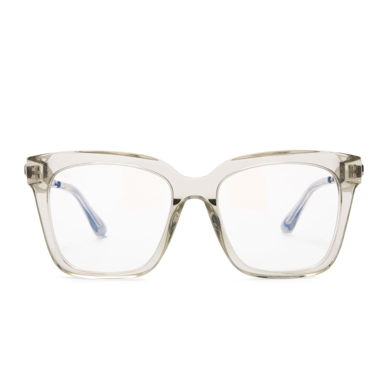 BELLA - OLIVE CRYSTAL + BLUE LIGHT TECHNOLOGY GLASSES sold by Diff Eyewear
