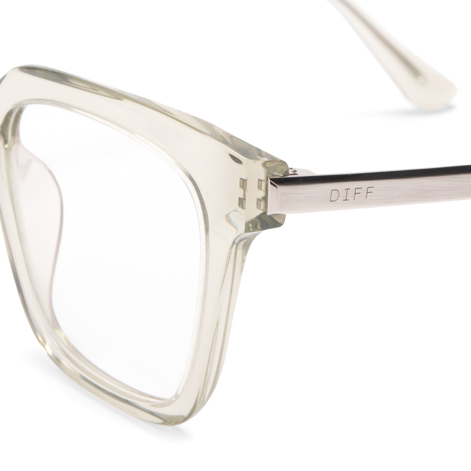 BELLA - OLIVE CRYSTAL + BLUE LIGHT TECHNOLOGY GLASSES sold by Diff Eyewear product image thumbnail 4