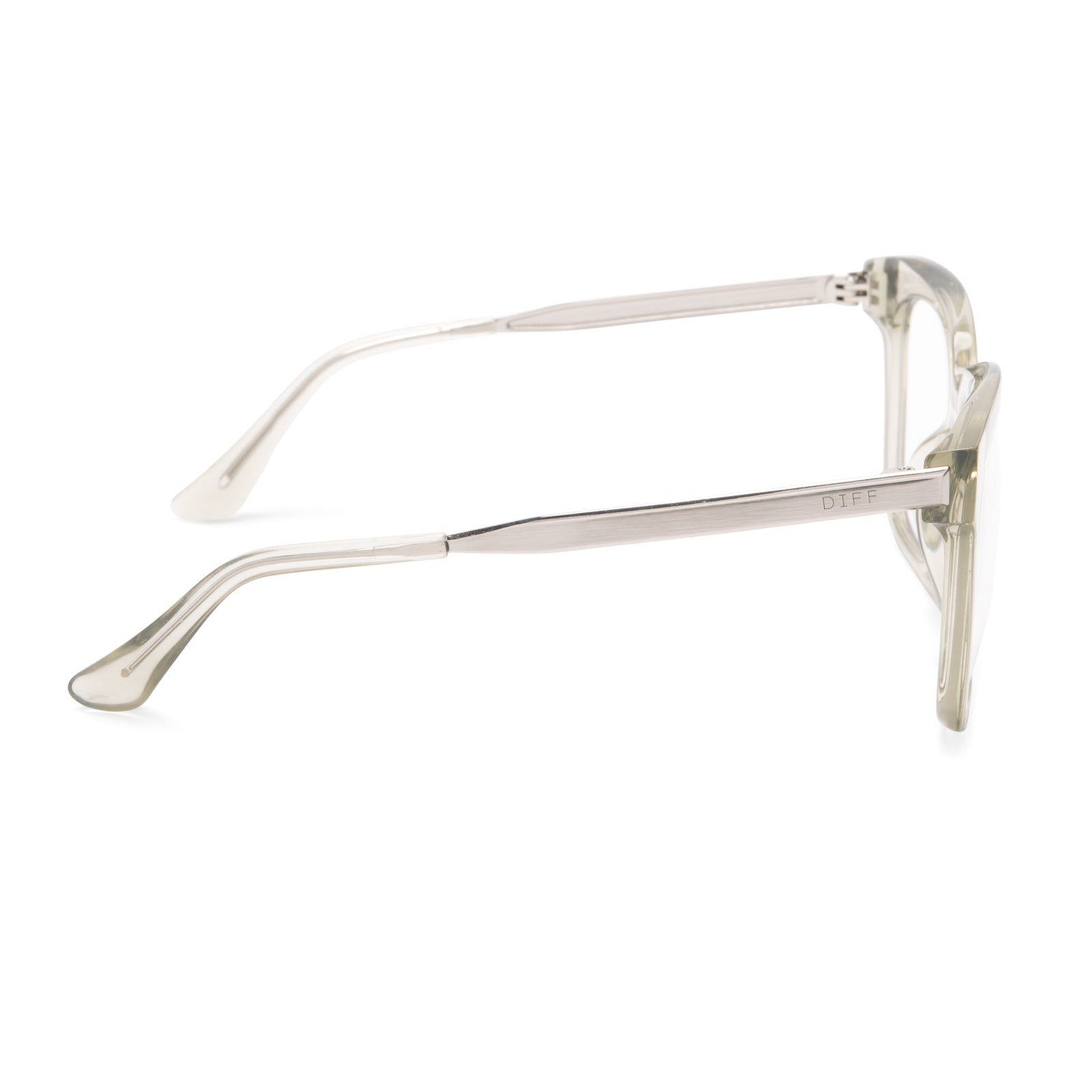 BELLA - OLIVE CRYSTAL + BLUE LIGHT TECHNOLOGY GLASSES sold by Diff Eyewear product image thumbnail 3