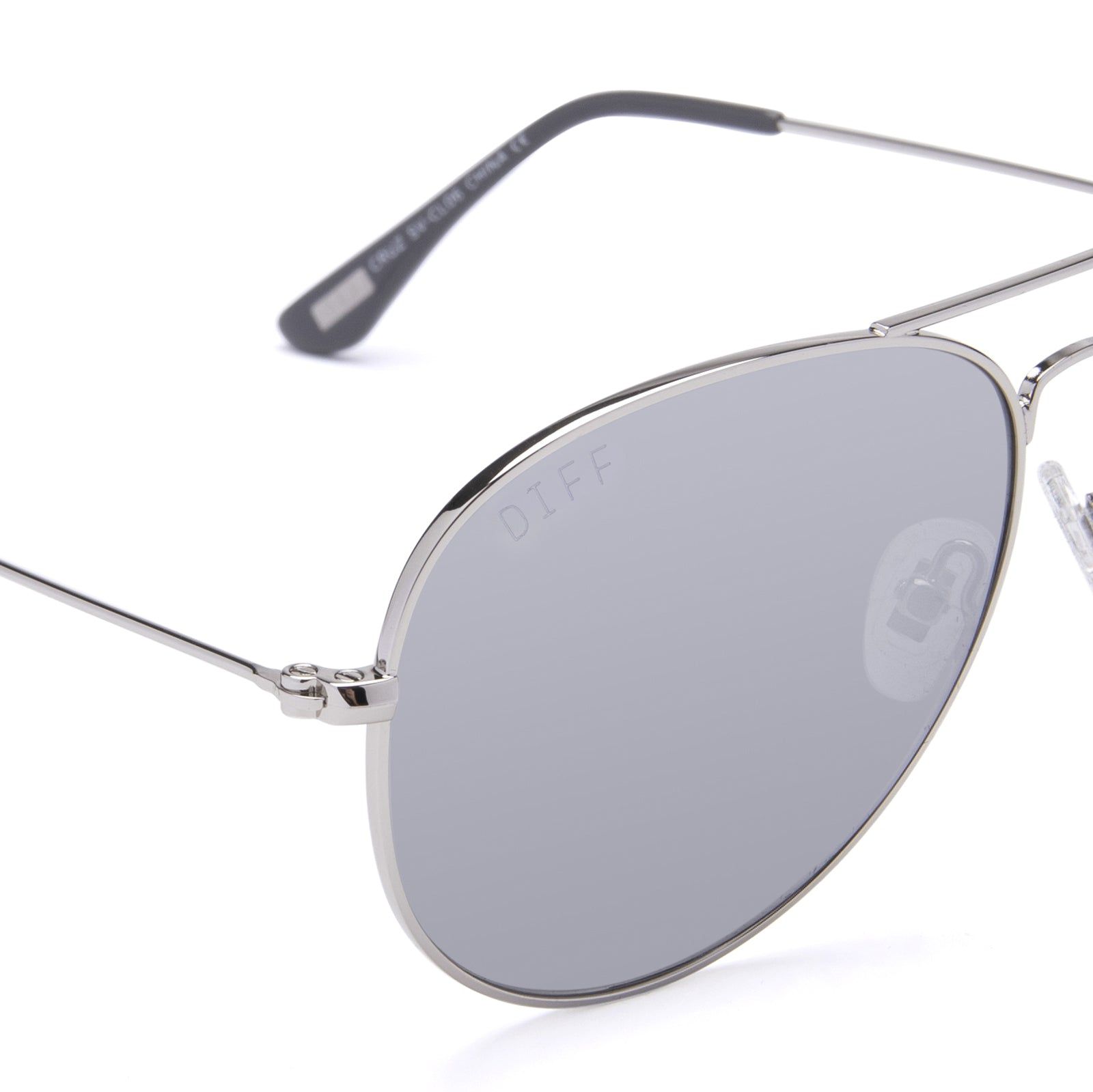 CRUZ - SILVER + GOLD MIRROR SUNGLASSES sold by Diff Eyewear product image thumbnail 4