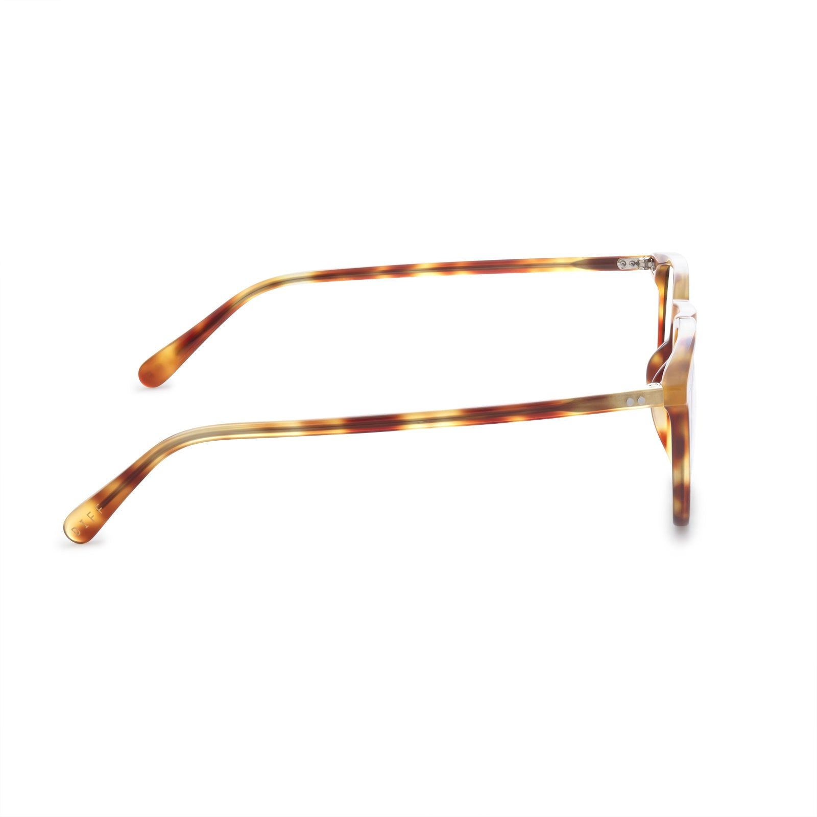 MAXWELL - SOLSTICE TORTOISE + CLEAR GLASSES sold by Diff Eyewear product image thumbnail 4