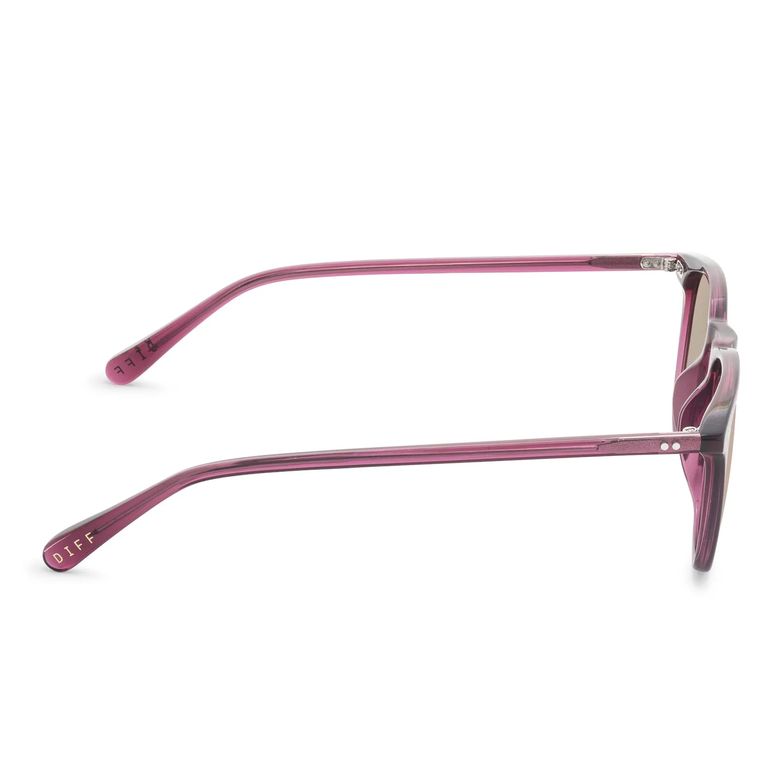 MAXWELL - UMBRIA CRYSTAL + CHERRY BLOSSOM MIRROR SUNGLASSES sold by Diff Eyewear product image thumbnail 4