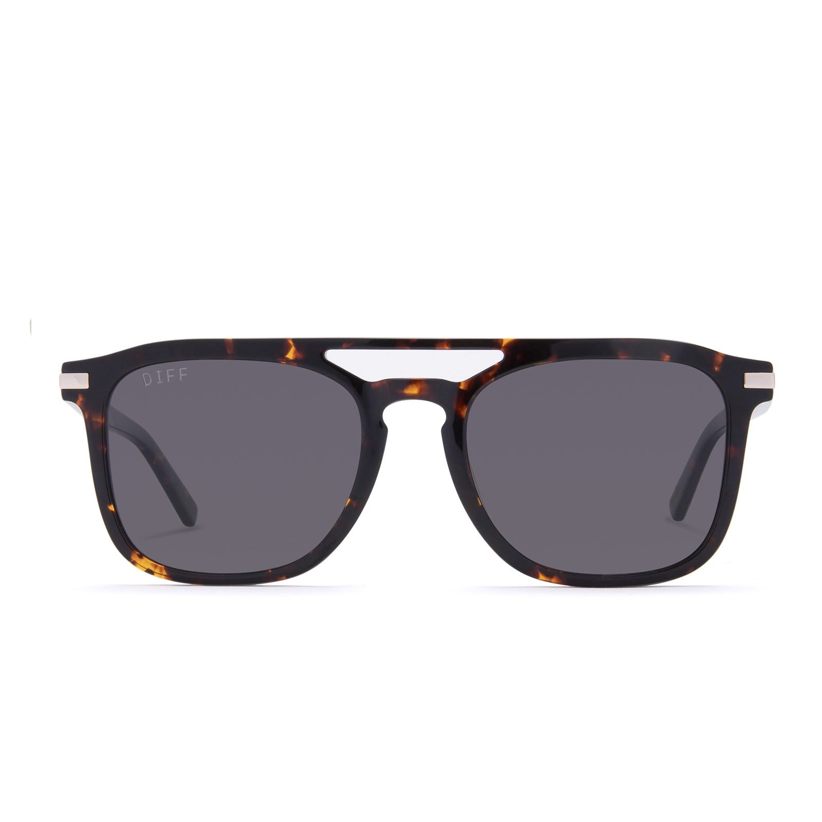 TANNER - DARK TORTOISE + BROWN GRADIENT SUNGLASSES sold by Diff Eyewear