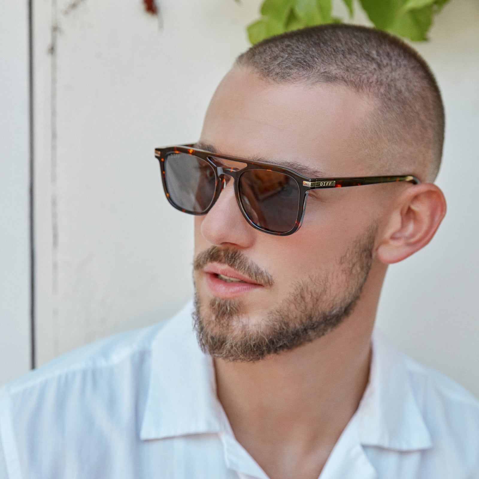 TANNER - DARK TORTOISE + BROWN GRADIENT SUNGLASSES sold by Diff Eyewear product image thumbnail 5