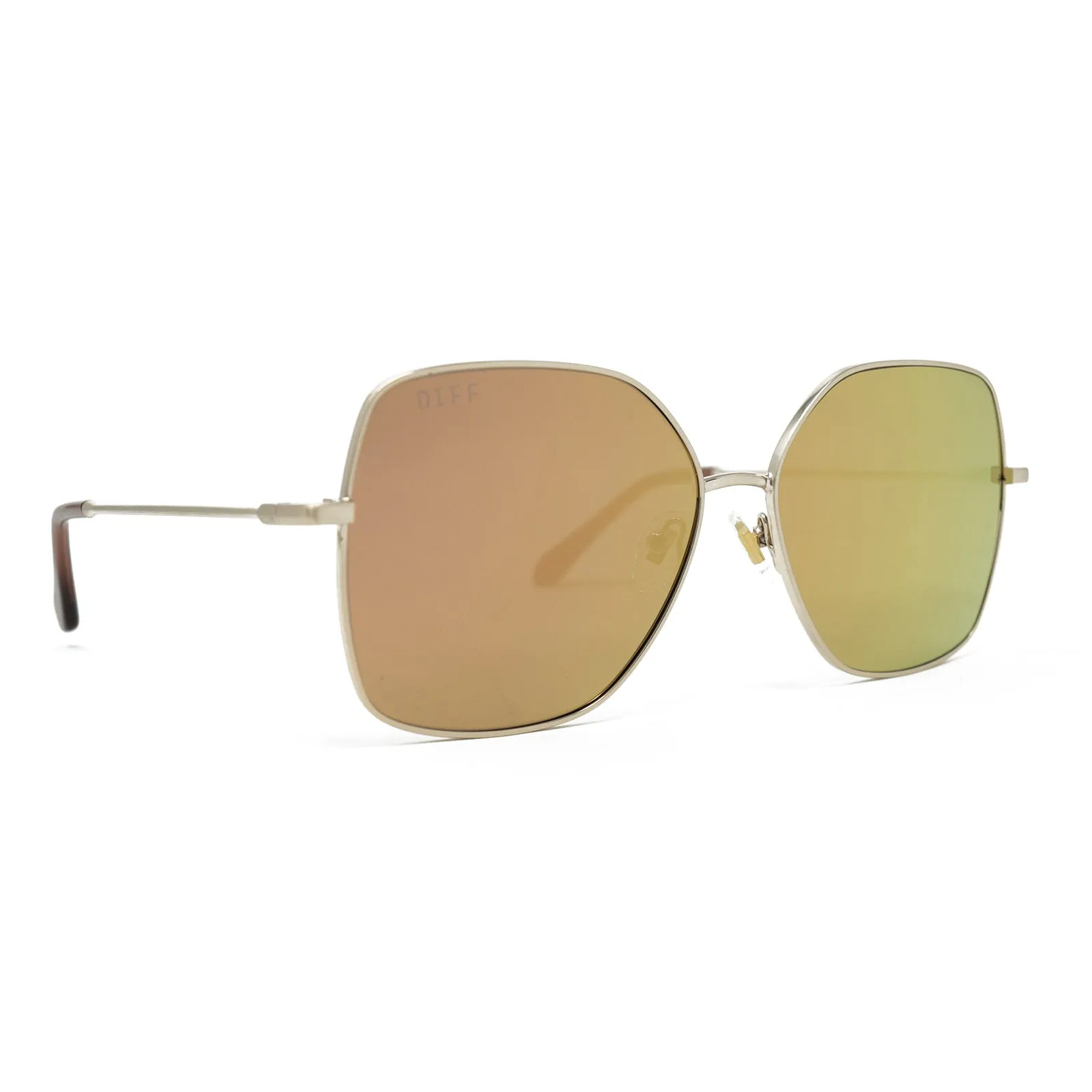 IRIS - BRUSHED GOLD + BRONZE MIRROR SUNGLASSES sold by Diff Eyewear product image thumbnail 2