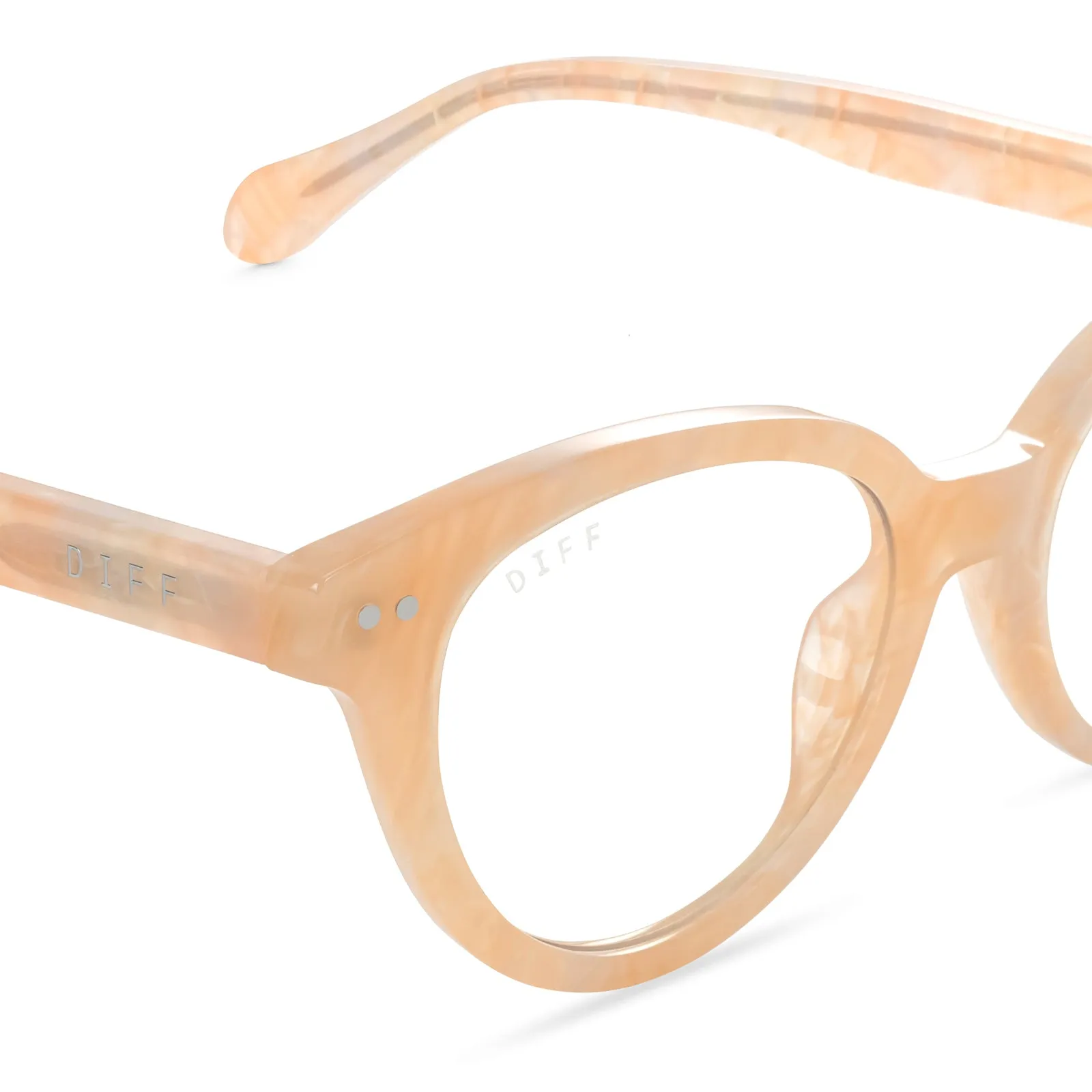 CARLY - CITRINE PEARL + PRESCRIPTION GLASSES sold by Diff Eyewear product image thumbnail 3